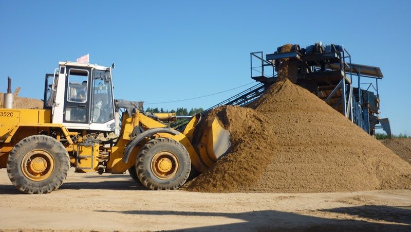 Песок балласт щебень