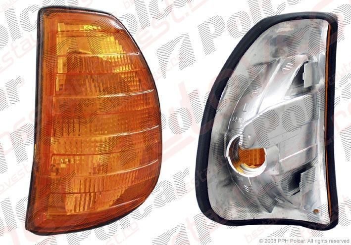 Lampa semnalizare fata Mercedes W123, 01.1975-12.1985, partea Dreapta, Fata, P21W; galben; cu soclu bec; Omologare: ECE, Depo