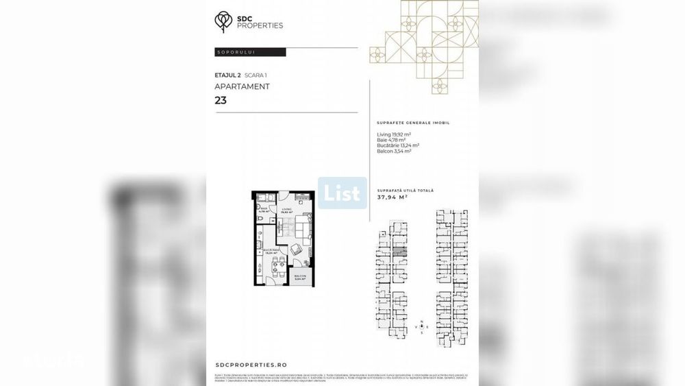 Apartament de vanzare in cartierul Sopor