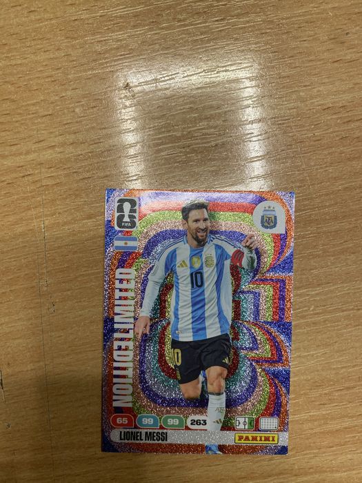 Lionel Messi Cartonas Panini WC 2026 Holo