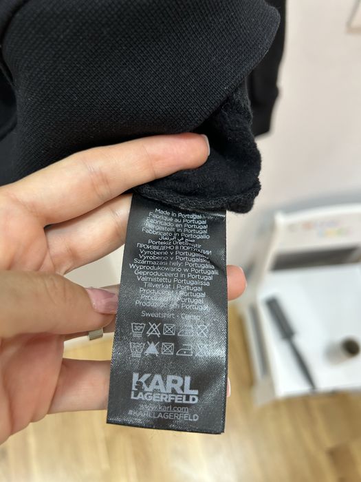 Bluza fleece Karl Lagerfeld originala