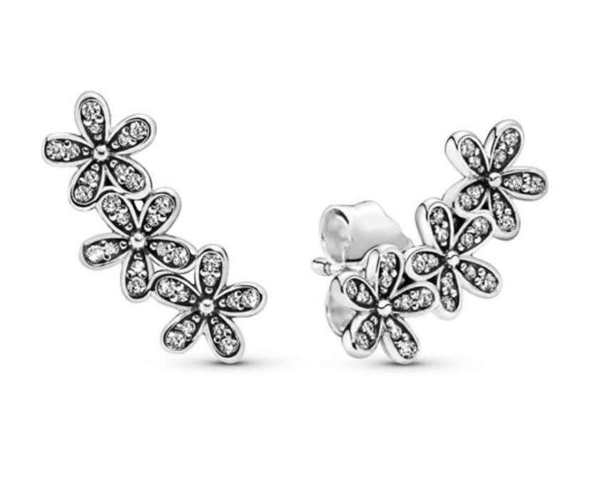 Оригинални обеци Pandora цветя на желанието