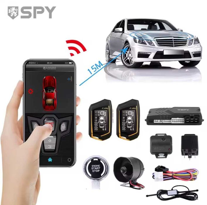 Alarma auto smart/pornire motor/functie keyless inchidere/deschidere