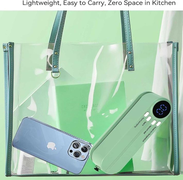 Мини вакуумна машина 3-в-1 – Безжичен уред за вакуумиране