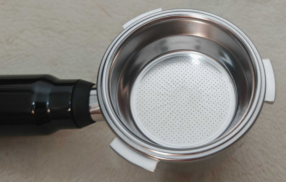 НОВО * Професионален Ръкохватка / Портафилтър 58mm с 3 уши * Солиден хромиран месинг 545г (Breville са 282г)  + Единична и Двойна Цедка