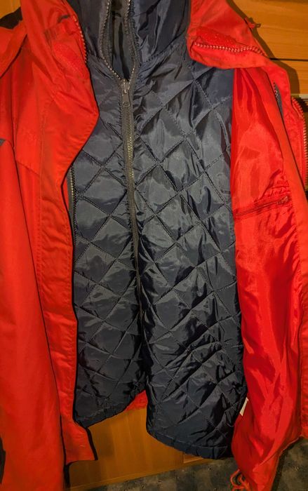 Geaca de iarna, dubla, cu interior detasabil