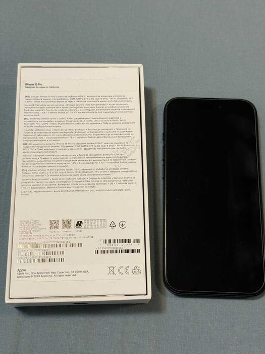 Iphone 15 Pro 256 gb Blue Titanium Neverlocked