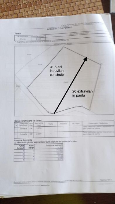 De vânzare teren in Moigrad 50 ari