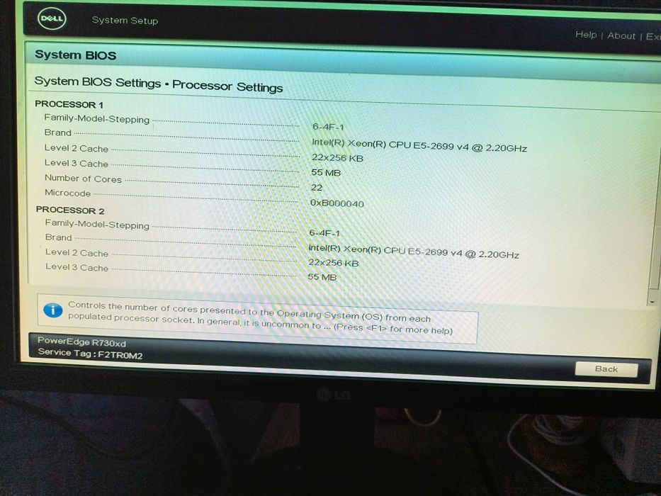 Dell PowerEdge R730xd ,2 x Xeon E5-2699 v4,64GB DDR4 ECC