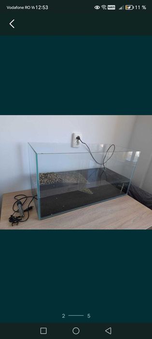 Acvariu 30 L cu toate accesoriile Incluse (Filtru,Decorațiuni,Plante)