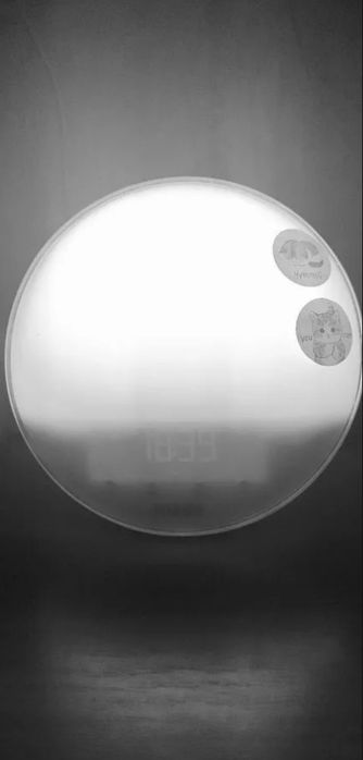 Световой Будильник электронный настольный Лампа Рассвет часы радио