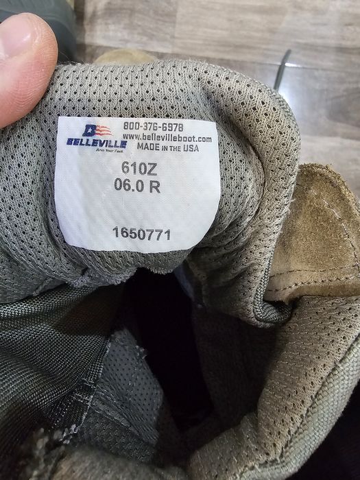 Bocanci militari Belleville cu fermoar in lateral nr 39-40.