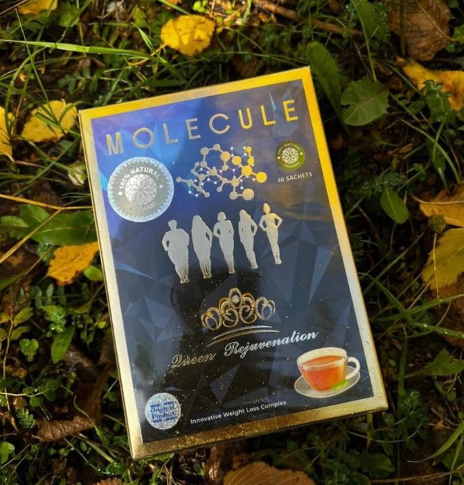 Молекула капсула, молекула кофе.