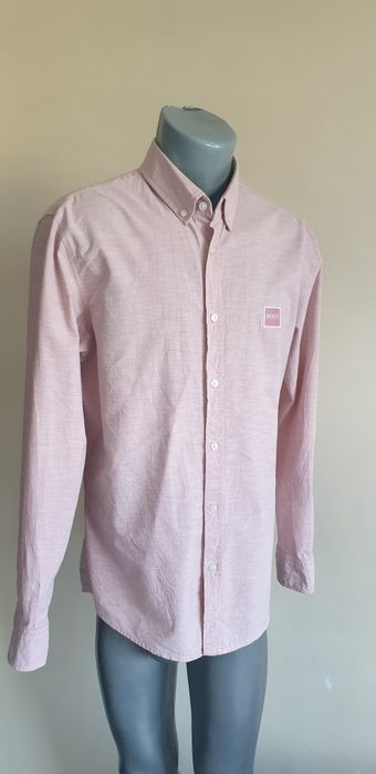 Hugo Boss Cotton Slim  Fit Cotton Mens Size L ОРИГИНАЛ! Мъжка Риза!