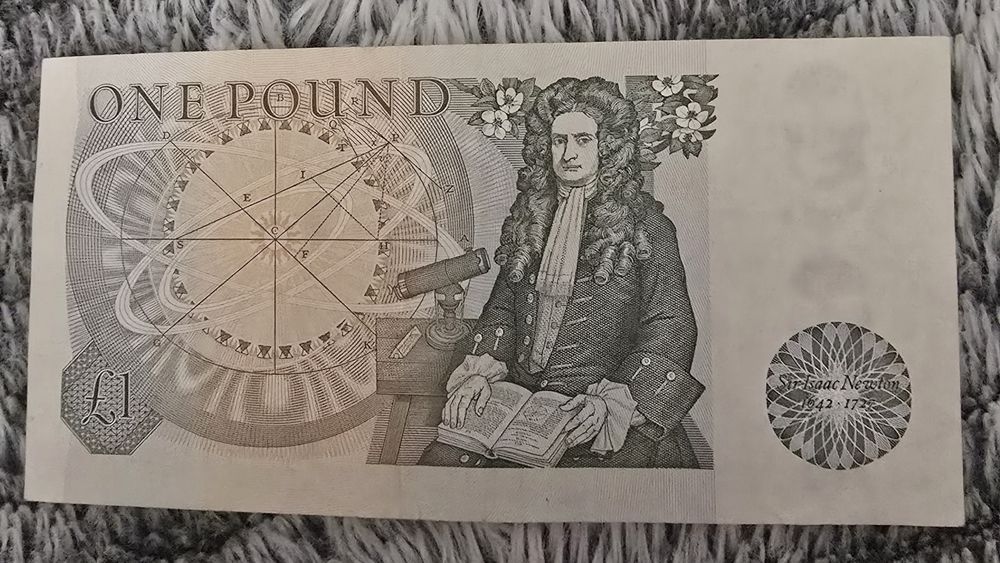 Bancnotă Marea Britanie, 1 liră sterlină, anii 1978-1988