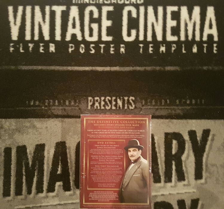 Film Serial Agatha Christies Hercule Poirot DVD Seasons 1-13 Original