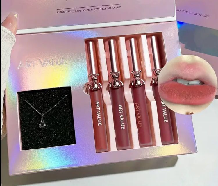 Подарък за жена,червила и бижу