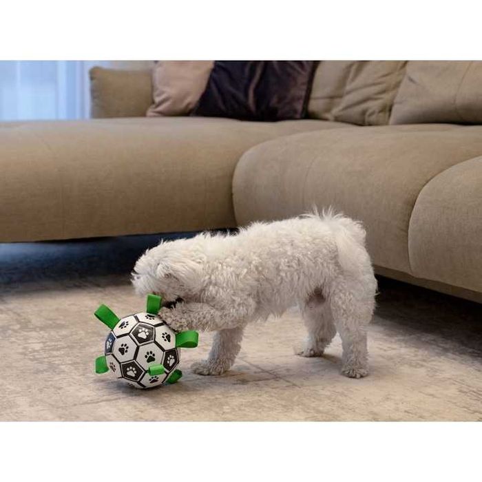 Играчка топка за кучета, Полиуретан, Найлон, Многоцветен