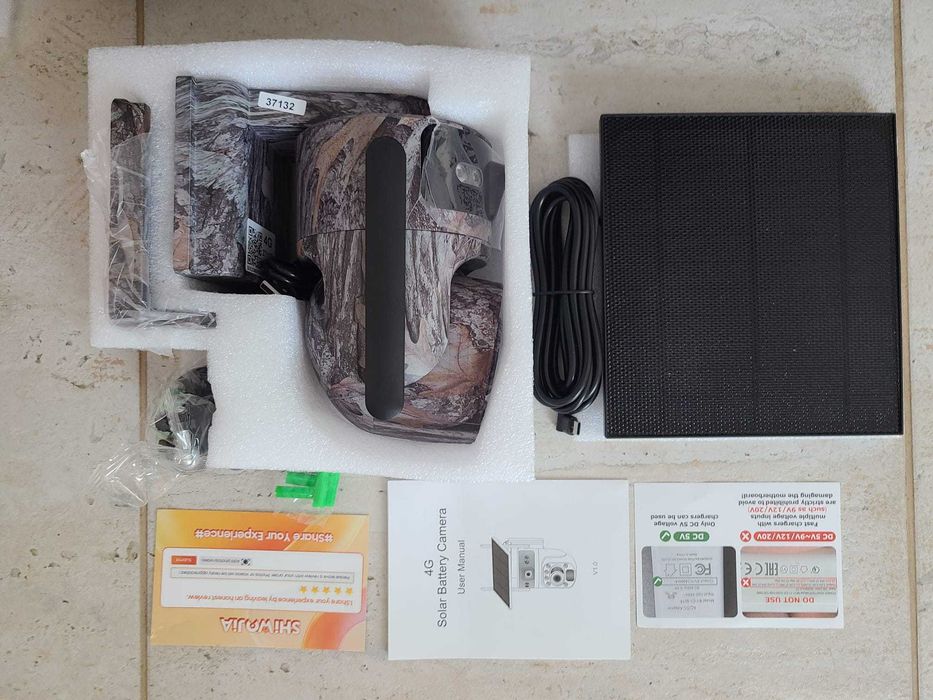 Camera solara, 2X 6MP, 60X Zoom optic, 4G SIM UBOX