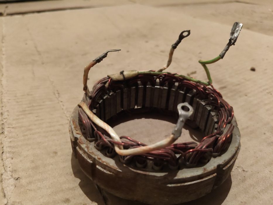 Статорный обмотка генератора жигули