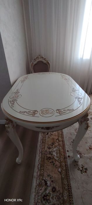 Стол "Роза" для гостиной 90х160/200.