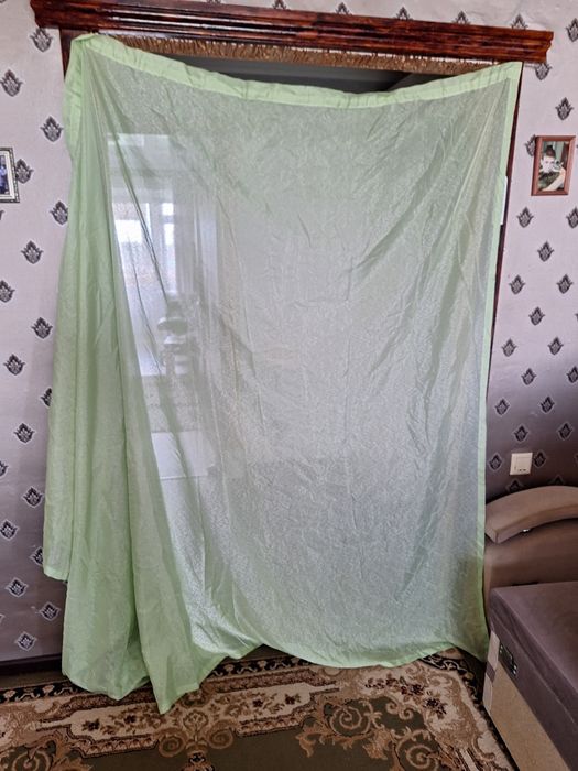 Тюль в спальню или на балкон