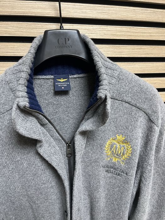 Aeronautica Militare : Вълнено яке/жилетка размер 54/ХЛ / Оригинал