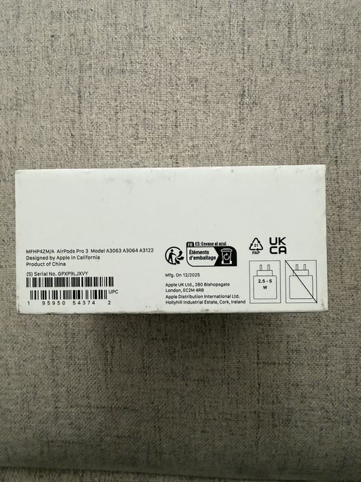 Airpods Pro 3, noi, sigilate, originale, garantie 1 an.