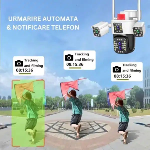 Camera supraveghere WIFI 6K 12 MP 10X