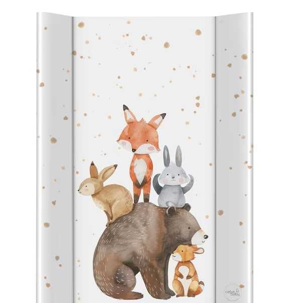 Masa de infasat CEBA, 50x70cm, bej, material prietenos cu pielea copilului
