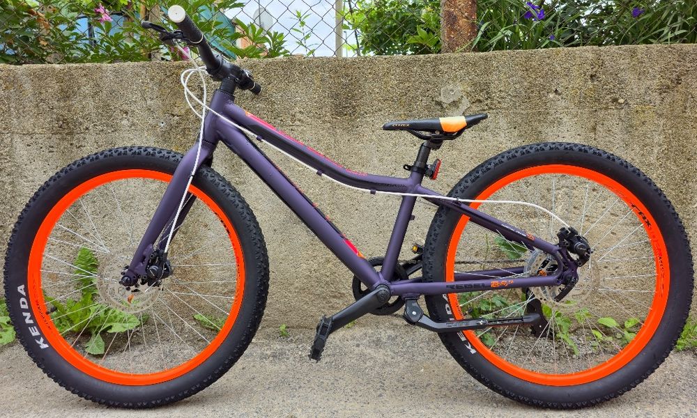 Алуминиев Cross Rebel 24 цола 1х7 скорости Перфектен, Дискови Спирачки