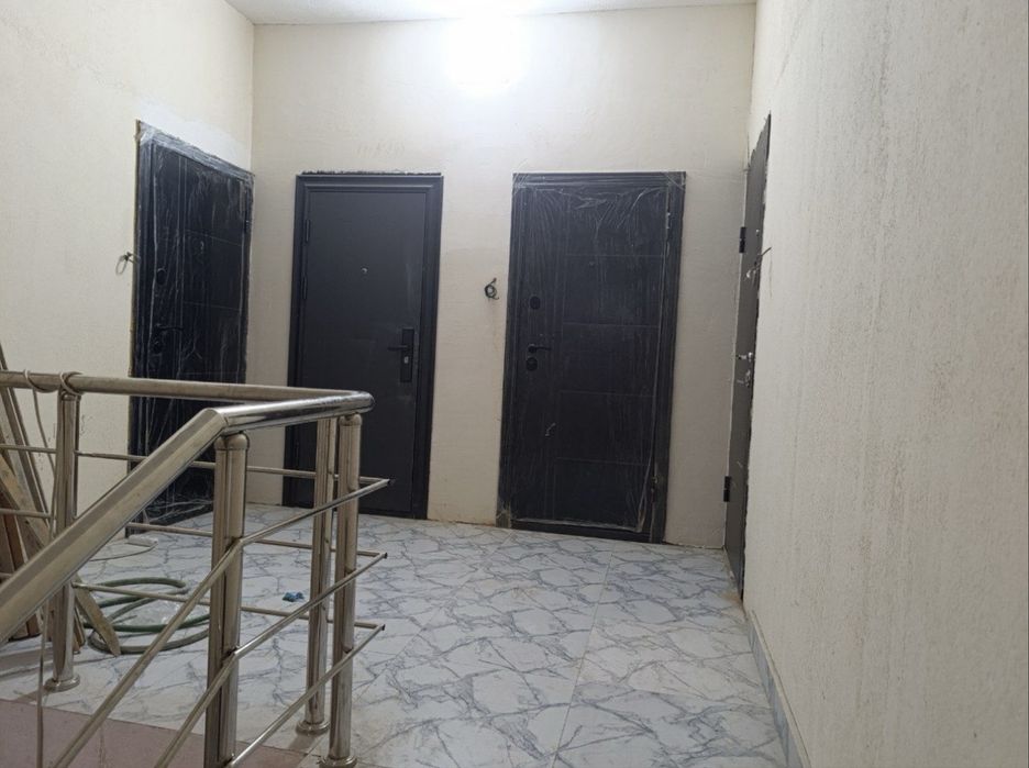 Сергели строителда дублекс квартира сотилади каробка холатида