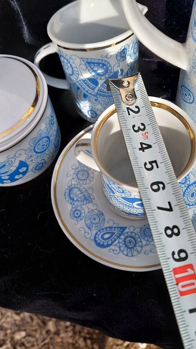 Нов неупотребяван Български порцеланов сервиз за кафе на Разград