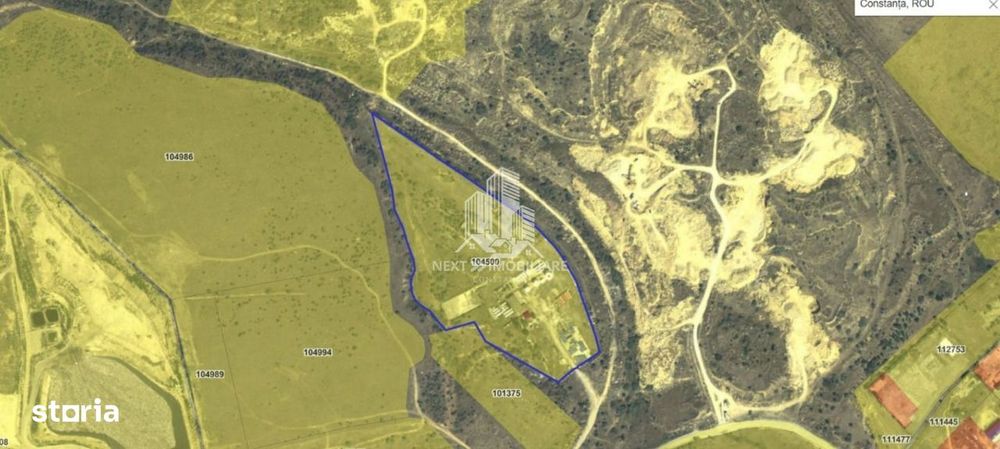 Teren intravilan 59.072 mp – zonă industrială Ovidiu,