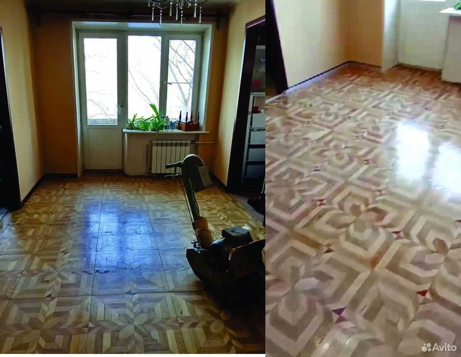 Шлифовка деревянных полов и ремонт паркета в Ташкенте недорого