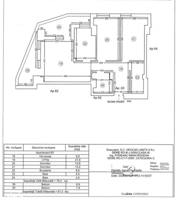 TVA INCLUS - Inel II - Apartamant cu 3 camere decomandat, la cheie