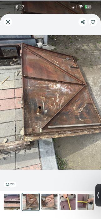 продам гаражные ворота с рамкой