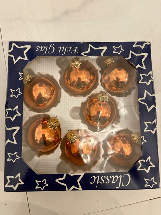 globuri germane pentru bradul de craciun vechi Germania lucrate manual