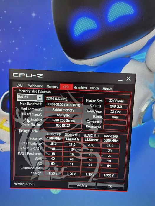 Kit 64 gb Memorie Patriot Viper Steel  2x32 GB DDR4 3200 Mhz CL16 ca noi