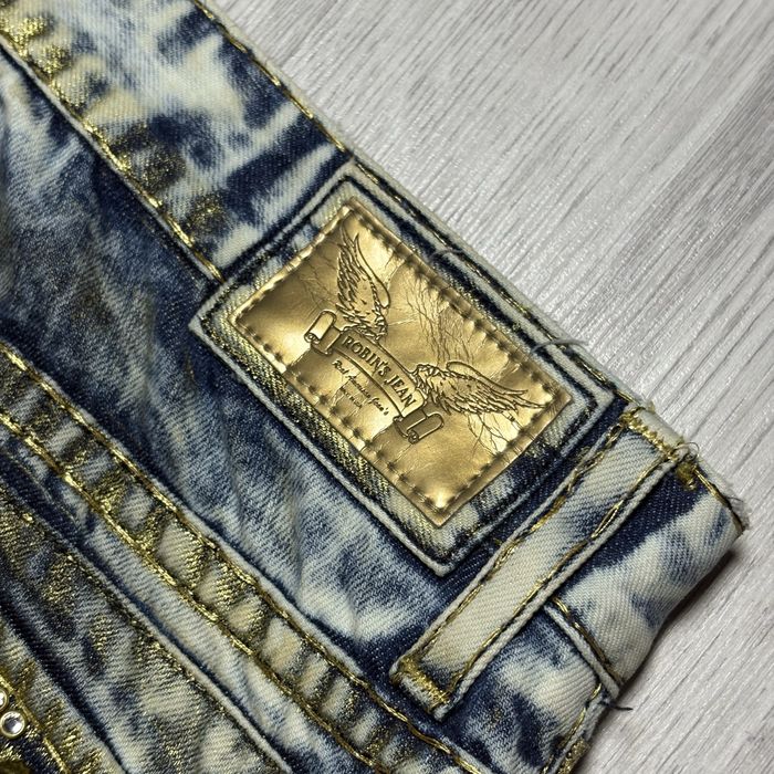 Vintage ROBIN acid wash jeans