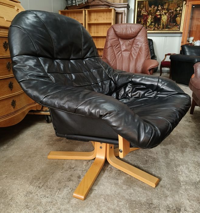 Кресло от естествена кожа 4052