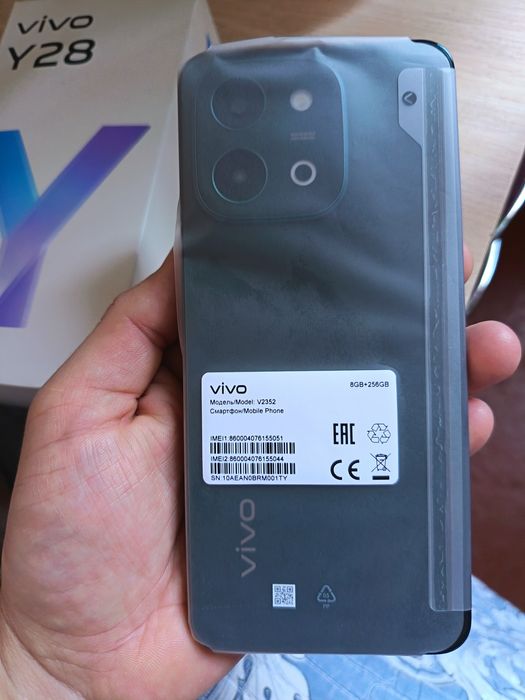 Продам смартфон 8-ядерный vivo Y28 256 Gb, сотовый телефон мобильный н