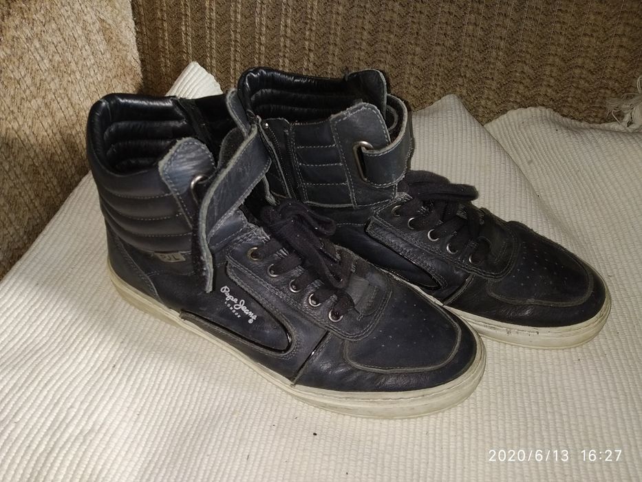 Pantofi tenisi mid- hight piele pepe jeans london 42