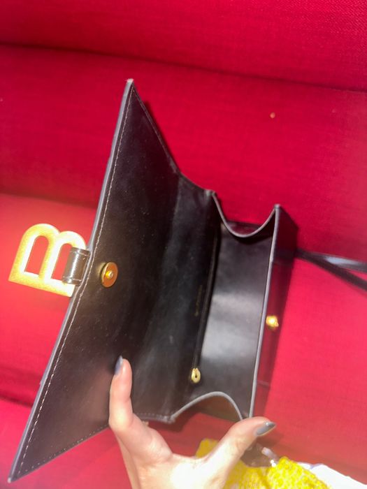 Balenciaga Hourglass черна чанта