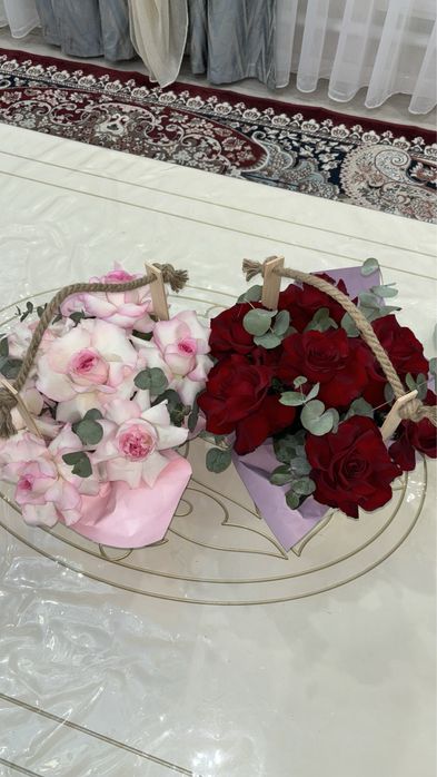 Букеты розы.