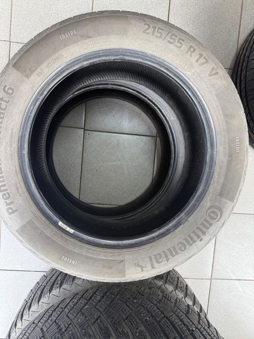 Продам комплект шин R17/215/55 Continental