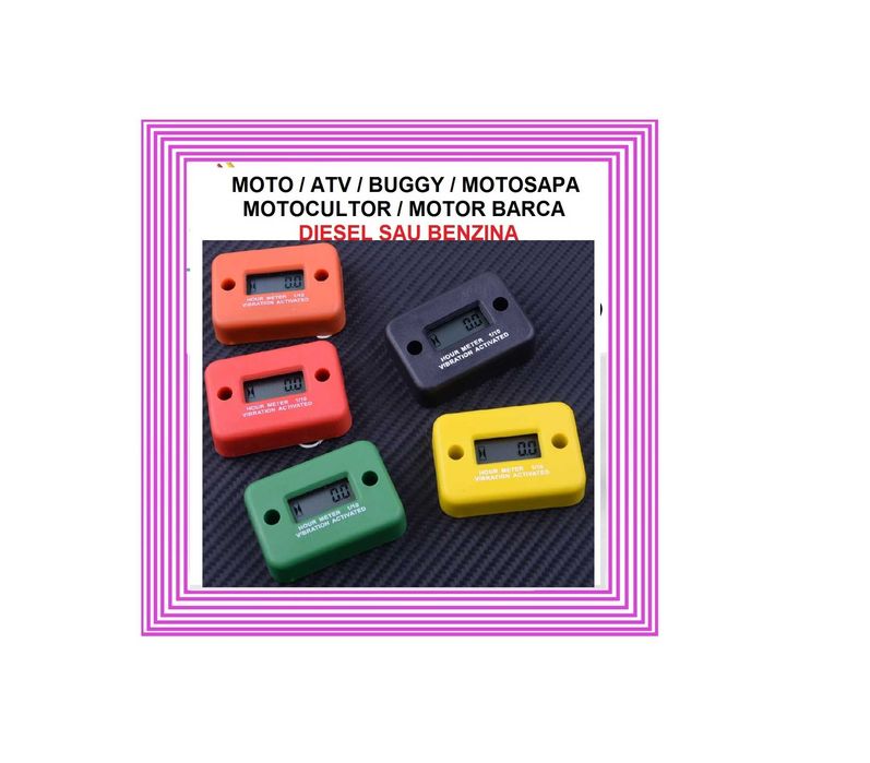 Contor ore functionare Indicator Ceas Motosapa Motocultor Moto Atv UTV