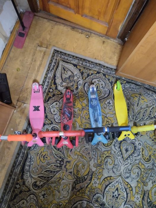 Самокаты колеса светятся