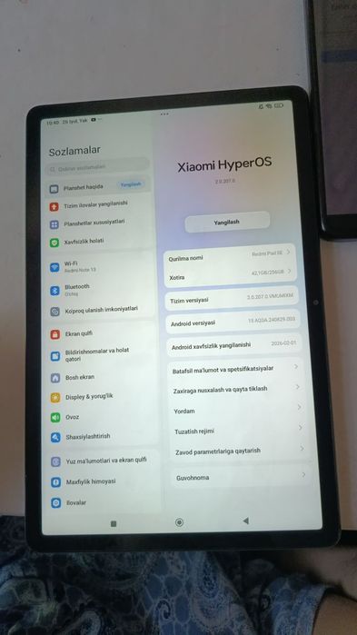 Planwet  Redmi PEd set yangi 5oy iwlatilgan karobka dokument