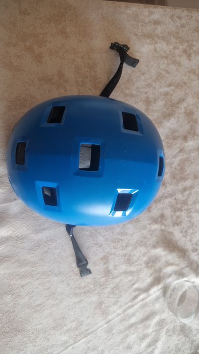 Детска каска за колоездене, декатлон, синя